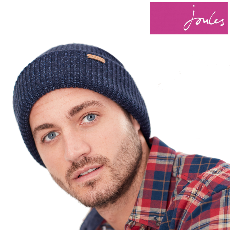 Joules Thornton Twisted Yarn Beanie - French Navy -3
